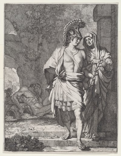 Enéias e a Sibila de Gerard de Lairesse