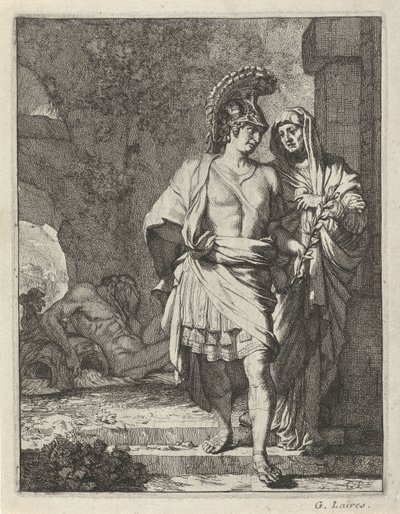 Enéas e a Sibila de Cumae de Gerard de Lairesse