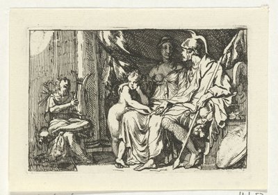 Aeneas conta a Dido o seu destino
História de Dido e Enéas (título da série) de Gerard de Lairesse