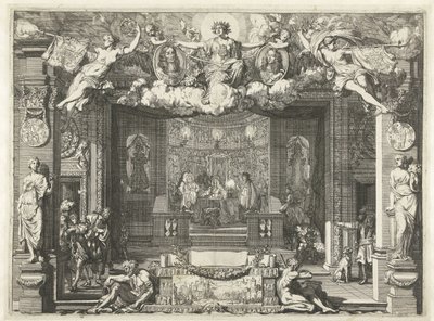 Alegoria do Tratado de Westminster
Alegoria da paz entre a Inglaterra e os Países Baixos Unidos, 1674 de Gerard de Lairesse