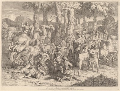 Semiramis na caça ao leão de Gerard de Lairesse