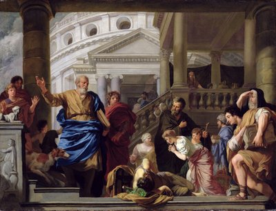 A morte de Ananias, 1687-89 de Gerard de Lairesse