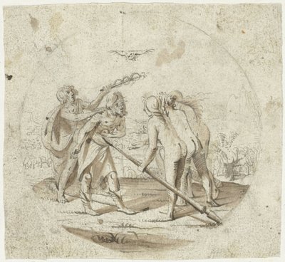 O julgamento de Paris de Gerard ter Borch (I) (possibly)