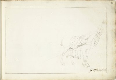 Cavalo, à direita de Gerard ter Borch (II) (signed by artist)