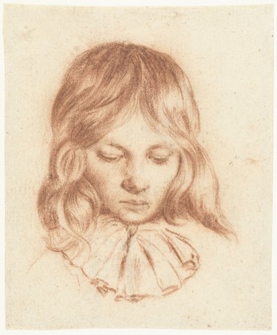 Menino de olhos baixos de Gerard ter Borch (II)