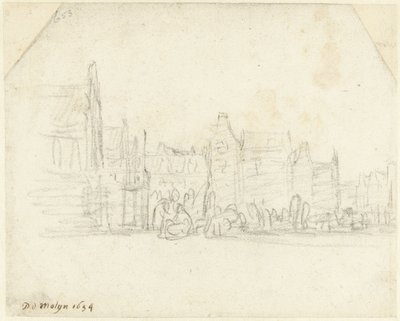 Grote Markt em Haarlem de Gerard ter Borch (II)