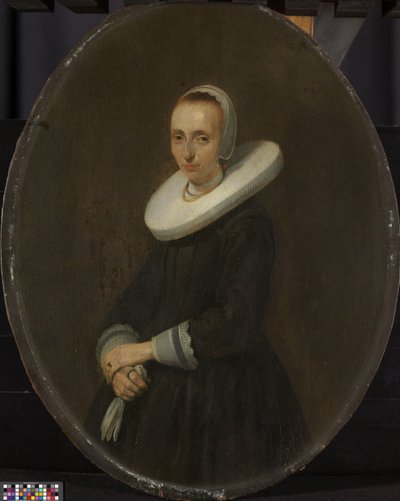 Johanna Bardoel (d depois de 1667). Esposa de Gerard van der Schalcke de Gerard ter Borch (II)