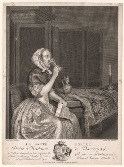 Beber um brinde de Gerard ter Borch