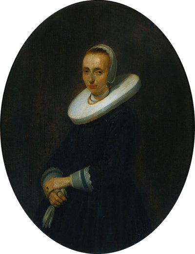 Johanna Bardoel (falecida depois de 1667). Esposa de Gerard van der Schalcke de Gerard ter Borch