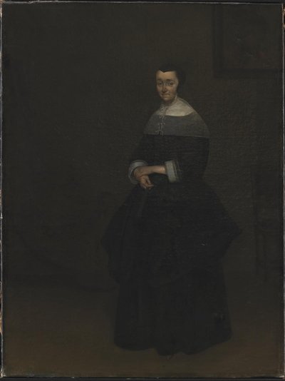 Retrato de uma senhora de Gerard ter Borch