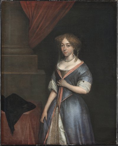 Retrato de uma senhora de Gerard ter Borch