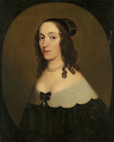 Retrato de Louise Christina (1606-69), Condessa de Solms-Braunfels de Gerard van Honthorst (workshop of)