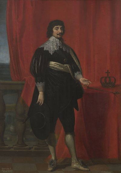 Retrato de Frederico V, rei da Boémia (1596-1632) de Gerard van Honthorst