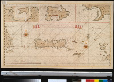 Contorno da ilha de São João de Porto Rico de Gerard van Keulen