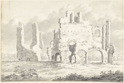 Ruínas da Abadia de Rijnsburg de Gerardus Johannes Verburgh
