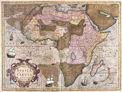 África (gravura de Gerardus Mercator