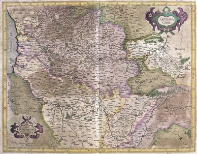 Artois, França (gravura de Gerardus Mercator