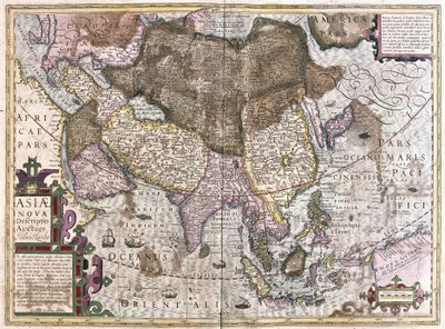 Ásia (gravura de Gerardus Mercator