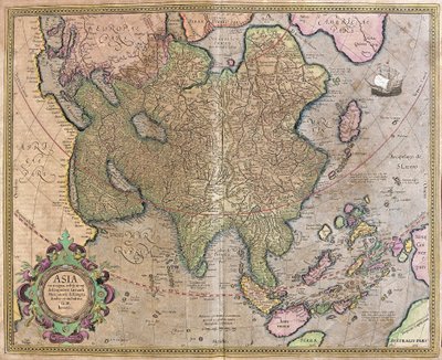Ásia de Gerardus Mercator