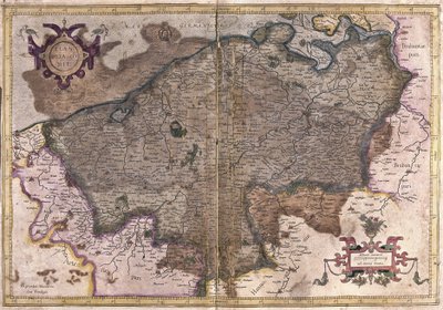 Bélgica (gravura de Gerardus Mercator