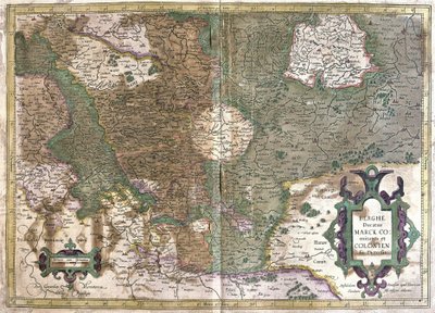 Colónia, Waldeck (Hesse), Alemanha (gravura de Gerardus Mercator
