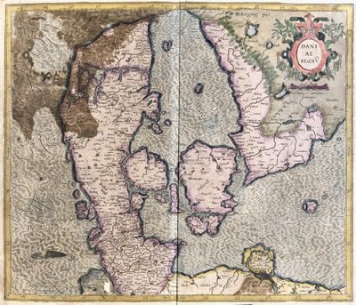 Dinamarca (gravura de Gerardus Mercator