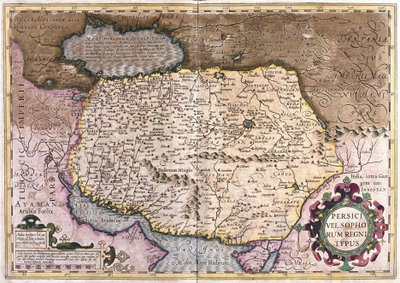 Iraque e Afeganistão (gravura de Gerardus Mercator