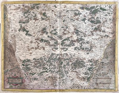Lorraine, França (gravura de Gerardus Mercator