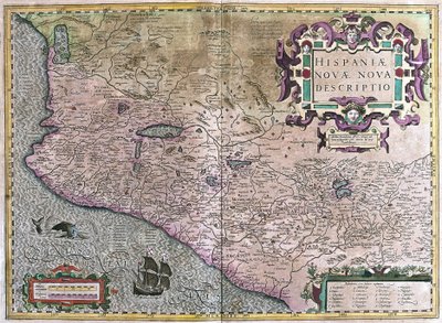 México (gravura de Gerardus Mercator