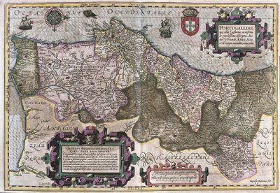 Portugal (engraving de Gerardus Mercator