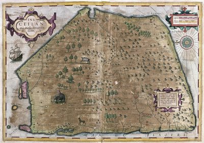 Sri Lanka (gravura de Gerardus Mercator