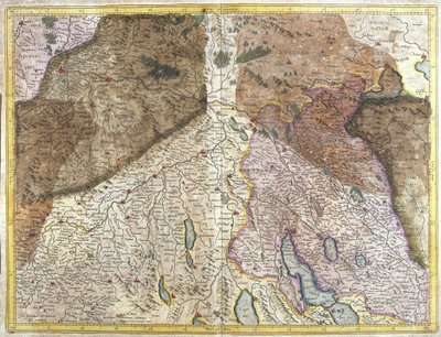Suíça (gravura de Gerardus Mercator