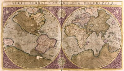 O globo (gravura de Gerardus Mercator