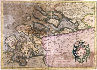 Zeeland, Holanda (gravura de Gerardus Mercator