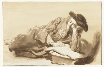 Juventude Reclinada Menino Reclinado de Gerbrand van den Eeckhout