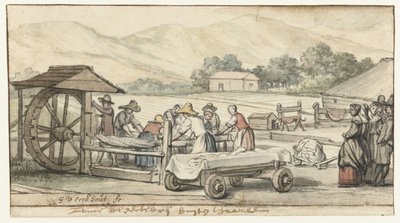 Os Campos de Branqueamento perto de Haarlem de Gerbrand van den Eeckhout