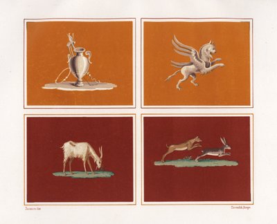 Figuras decorativas da Casa dos Epigramas, Regio V, Insula 1 de Geremia Discanno