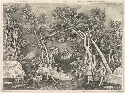 Ninfas em uma paisagem de Gerhard Janssen