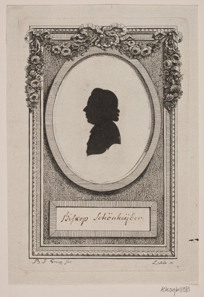 Dinamarquês: Biskop Schönheyder de Gerhard Ludvig Lahde