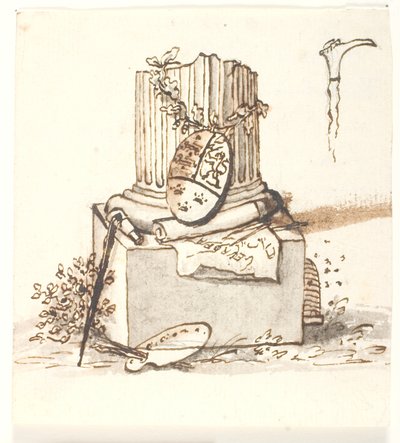 Um pilar quebrado de Gerhard Ludvig Lahde