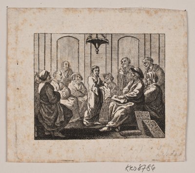 Cristo no templo de Gerhard Ludvig Lahde