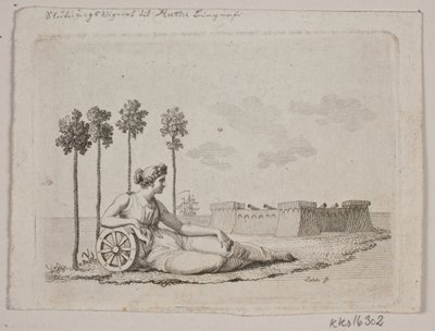 Mulher deitada pelo forte de Gerhard Ludvig Lahde