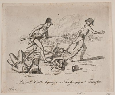 Defesa corajosa de um russo de Gerhard Ludvig Lahde