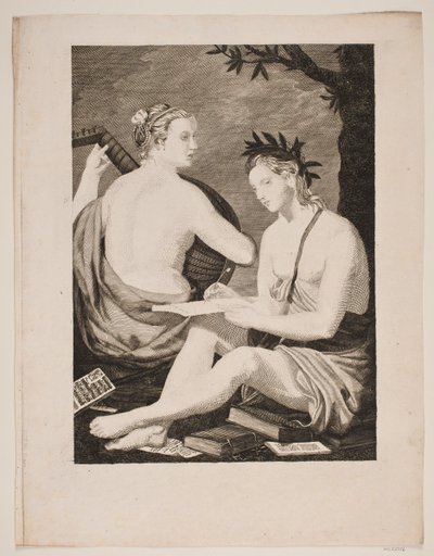 Terpsichore e Kalliope de Gerhard Ludvig Lahde