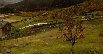 Paisagem de outono, Øylo de Gerhard Munthe