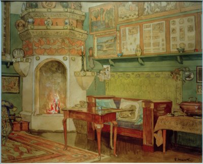 Sala de estar "Leveld" interior de Gerhard Peter Frantz Vilhelm Munthe