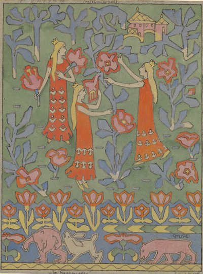 Três princesas de Gerhard Munthe