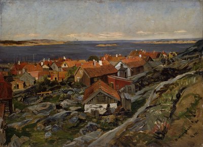 Vista de Nevlunghavn de Gerhard Munthe