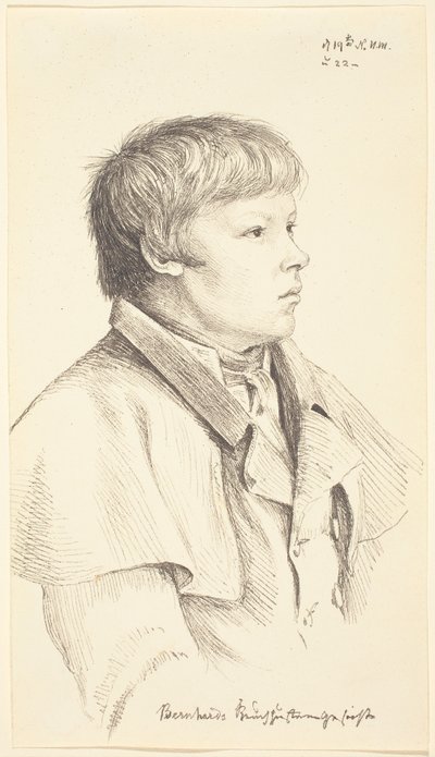 A cara de tosse convulsa de Bernhard de Gerhard Wilhelm von Reutern