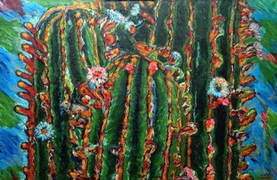 Cato em flor, 2013 (óleo sobre tela) de Gerhardt Isringhaus